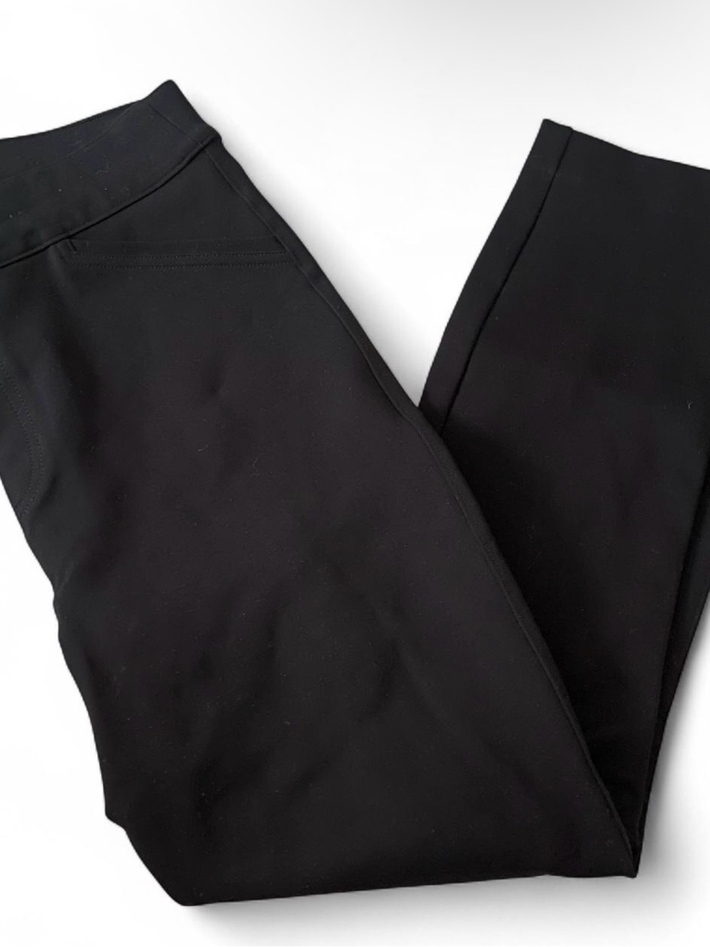 Spanx The Perfect Pant Ankle Backseam Skinny Black Pull On Pants Size Medium - Picture 4 of 7